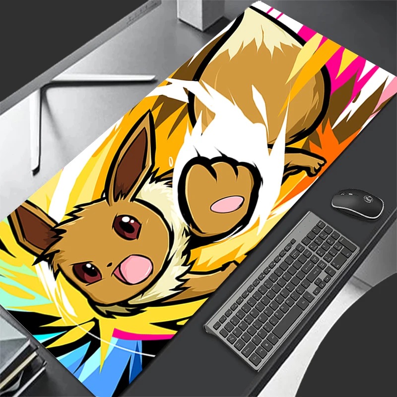 Pc Gaming Nzxt - P-Pokemon Eevee Anime Gaming Mouse Pad,