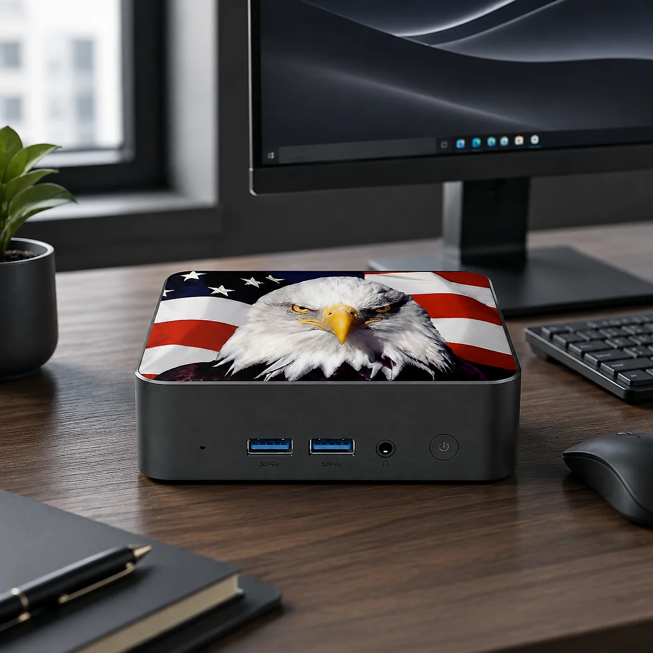 Slim Canada Flag Mini Desktop  - đánh giá và giá Pc Gaming I9