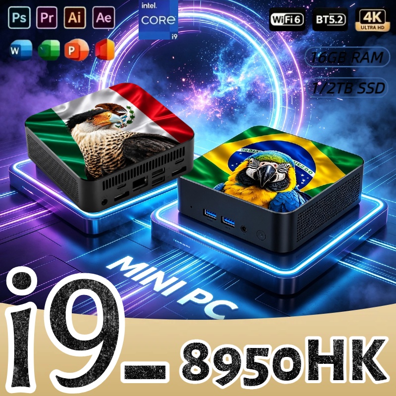 Mini PC Core i9-8950HK 16GB RA - đánh giá và giá Pc Gaming I9